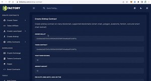💥💥 Create Token Airdrop Website 💥💥 Create Your Token Airdrop and Collect Some Money, Increase your token holders by distributing small amount from your token to 1000's of holders, also you can collect fees. 🔥Create Airdrop Contract: https://0xfactory.com/airdrop-contract ⬇️Download Script: https://bit.ly/Airdrop-UI ✅Demo: https://airdrop.0xfactory.com | ZeroxFactory