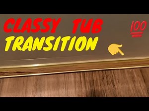 Vinyl Plank Transition To Tub