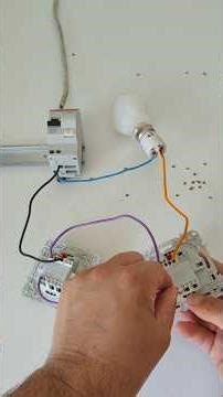 Circuit simplu și Cap-Scară #electrical #electric #electician