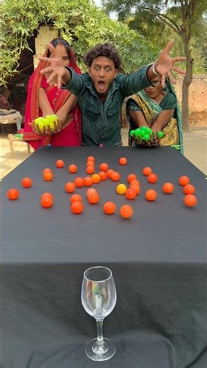 Best Orange vs yellow and green Boll roll challenge #shorts #game