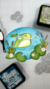 1.3M views · 56K reactions | I have a follower named Taylor who has been asking for a frog themed card for nearly two years now. My understanding is her daughter has actually been the one begging her to ask me . After acquiring these frog themed supplies I knew exactly what needed to be done. This one is for them.  SUPPLIES: https://www.ralphtyndall.com/blog/youre-unfrogettable #cardmaking #asmr #craft #diy | Ralph Tyndall Designs | Facebook