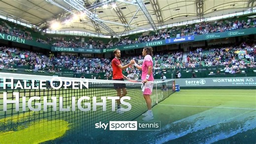 Zhang Zhizhen vs Daniil Medvedev | Halle Open highlights