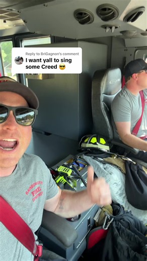 Replying to @BriGagnon let us know what songs you want to here below! #firetruckkaraoke #fireman #firefighter #creed #90sthrowback @FireDeptChronicles @Fire Department Coffee @Firefighter Fenton @TheSaltyParamedic @captaintoddb