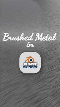 How to Create Brushed Metal in Blender—Quick & Easy