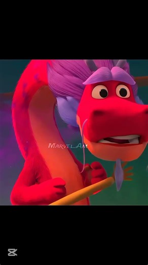 "Din shocked by Villain's Wish"🪙🗿||Wish Dragon movie edits||#edits #movieedits #marvel_am