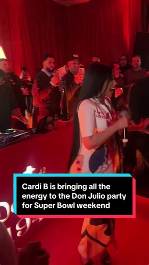 Cardi B Ignites the Don Julio Party During Super Bowl Weekend