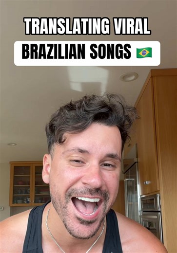 If you’re learning Brazilian Portuguese, music can help a lot. Extra tip: Brazilian songs teach you real expressions and pronunciation that you don’t usually learn in classes. Try listening to the same song more than once and pay attention to the chorus because that’s usually the easiest part to understand. It’s one of the best ways to get used to how Portuguese really sounds in Brazil.#brazilianportuguese #brazil #brazil🇧🇷 #brazilian