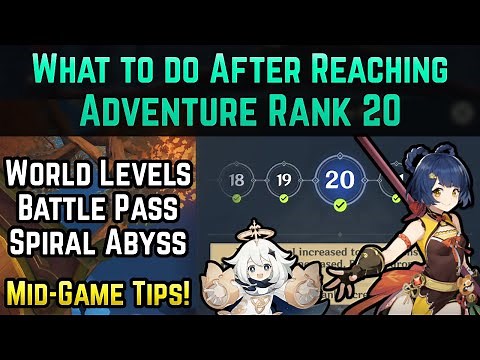 Adventure Rank 20 Features + Mid Game Progression Tips! | Genshin Impact Guide