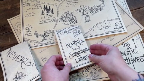 Narnia Map: Hand-drawn Fantasy Style Map, C.S. Lewis Gift - Etsy New Zealand