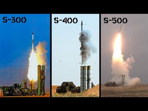 S300/S400/S500导弹防御系统发射对比