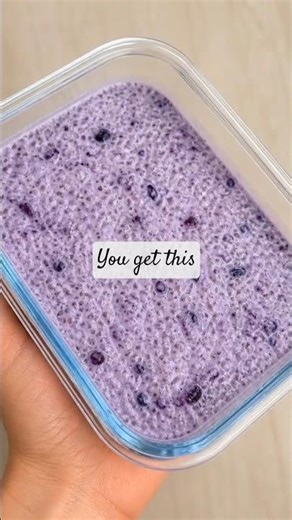 Overnight Blueberry Chia Pudding Seeds #health #recipe #pudding