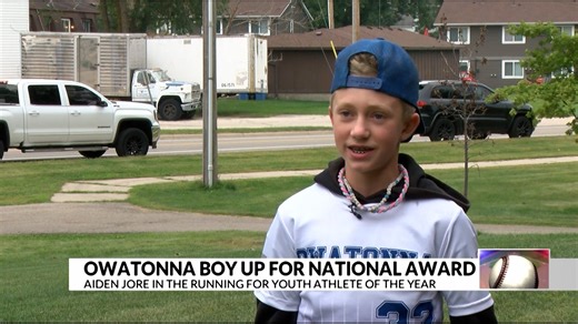 Owatonna boy up for national youth athlete award