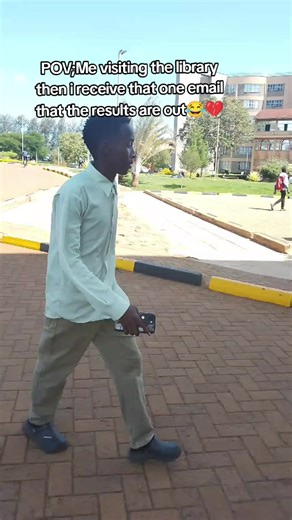 Receiving Exam Results at the Library: A Relatable POV