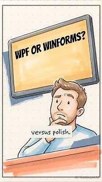 Choosing between WPF and Winforms? #csharp #programming #dotnet #wpf #winforms #xaml