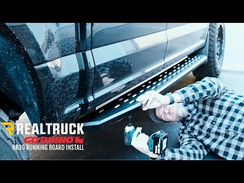 How to Remove Factory Running Boards & Install Go Rhino RB30 Running Boards on a Ford F-150