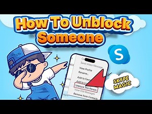 How to Unblock Someone on Skype 2024 (Skype Mastery)