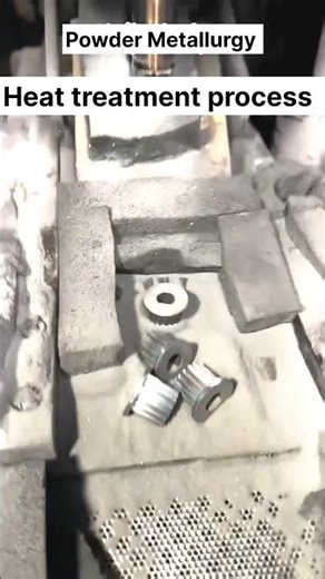 Powder Metallurgy: heat treatment process to be done after this #india