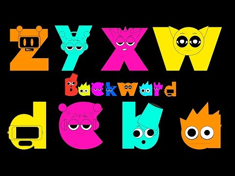 Sprunki Backward & Forward Alphabet Song | ZYX to ABC | Uppercase & Lowercase ABCs for Kids