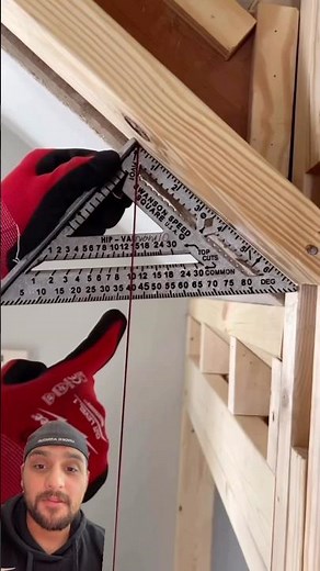 Determine angles using a string! Credit: @leo18carpentry #construction #carpentry #wood #diy #fypシ