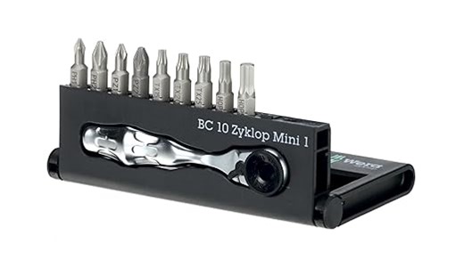 Wera Ratschenschraubendreher Schlitz, PHILLIPS®, POZIDRIV®, TORX® 1/4 Zoll Sechskant 87 mm, 10 Stück