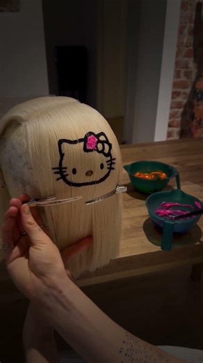 Hello Kitty Wig anyone?! 😭💞#hellokitty #hellokittyhair #hellokittywig #foryou