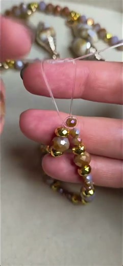 Bracelet-making 101: Learn how to tie a knot that actually stays✨️💜🐚