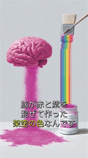【衝撃】9割が知らない！「色の正体」実は脳が作り出した幻覚？ 3選 #Shorts