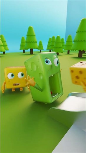 Baby Cheesy vs. Zombie: The Ultimate Slide! 🧀🧟‍♂️🤣