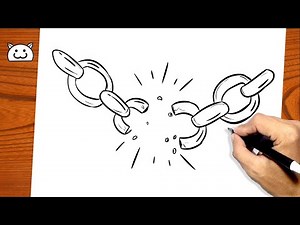 How to Draw Broken Chain
