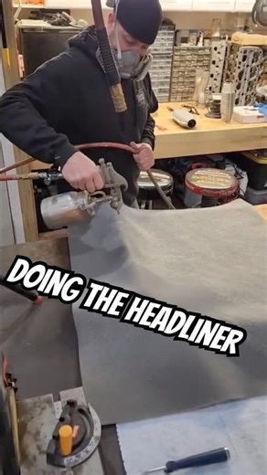 Getting the headliner in the 1500👍 #builtnotbought #trucks