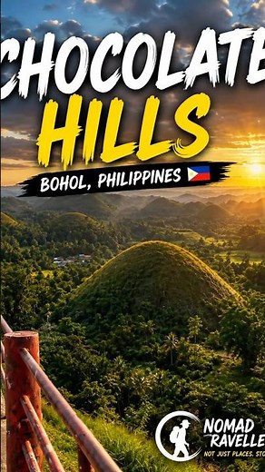 🍫 The Chocolate Hills of Bohol 🇵🇭