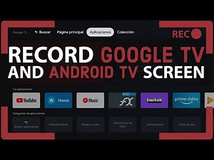 Record screen in Google TV, Android TV or Fire TV | Grabar pantalla en Android TV o Fire TV