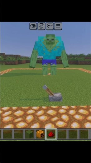 Mutant Zombie in Minecraft 😲🤯😳 #minecraft #mutantzombie