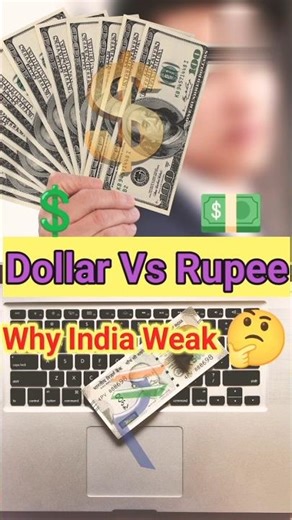 Why Rupee Is Weak Against Dollar? | Dollar vs Rupee Explained | #shorts #currencycrisis #usfed