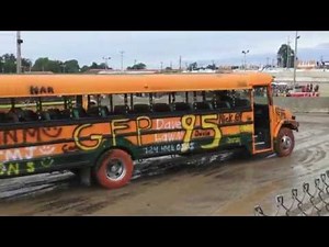 School Bus Demolition Derby - 2016 - Big Butler Fair - Feature video