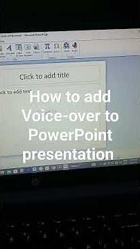 How to add Voiceover to PowerPoint presentation