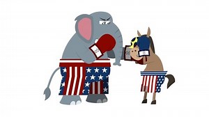 Republican Elephant Democrat Donkey Boxing 4k Stock Footage Video (100% Royalty-free) 1059996098 | Shutterstock