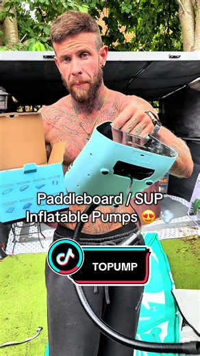🚨 Say goodbye to manual pumping forever! Topump TPS260 TPS300 Electric SUP Pumps just made inflating your paddleboard effortless! 🔥 Whether you want the compact TPS260 (super portable, lightweight ~1.26kg/2.7lbs, perfect for travel and quick sessions) or the beefier TPS300 (bigger battery, 12V option for longer adventures and more inflations), both models deliver fast inflation up to 20 PSI with smart auto-stop, deflation mode, and multiple nozzles for SUPs, wings, kites, tents & more. One cha