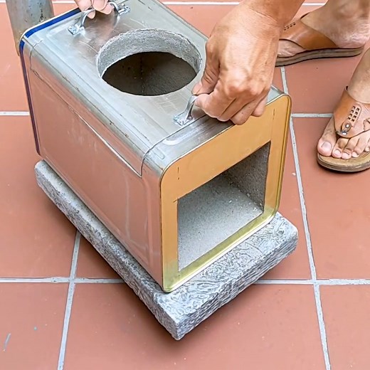 324K views · 995 reactions | Creative ideas, from iron and cement barrels into a multi purpose wood stove | Genius Recycle | Facebook