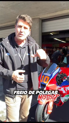 Leandro Mello on Instagram: "Pessoal uma curiosidade do @motogp O freio traseiro no polegar, faz toda a diferença nas curvas também para o lado direito 🏁🔥 Valeu @michelinbrasil por essa experiência ANIMAL na etapa de Portimão 👊"
