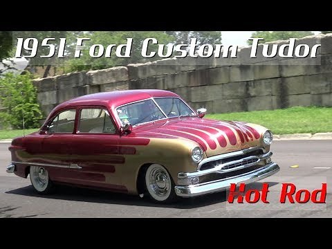 1951 Ford Custom Tudor Sedan Hot Rod Retro COOL