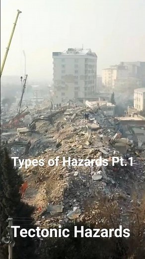 Tectonic & Atmospheric Hazards Pt.1 #shorts #geography #revision