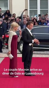 | Emmanuel et Brigitte Macron faisaient partie des 130 personnes invitées au gala célébrant l’abdication d'Henri de Luxembourg et l’intronisation de son fils Guillaume. #Macron | Oumse Dia Six