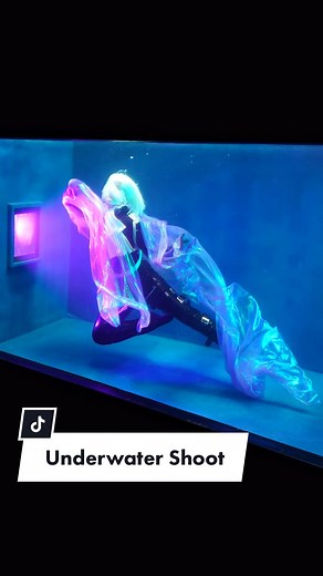 Underwater Cosplay BTS at Tankspace | Promare Lio Fotia Age