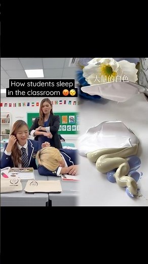 The different ways students sleep in class 😴😡