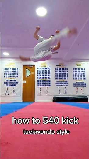 Taekwondo 540 kick tutorial! 🥋🔥💪 learn how to 540 in simple step #540kick #tkd #taekwondo #acrobatic
