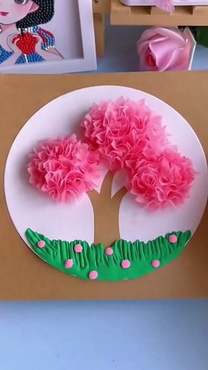 DIY Cherry Tree 3D Sticker Tutorial