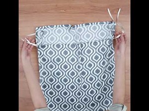 Cómo hacer una funda para silla muy fácil