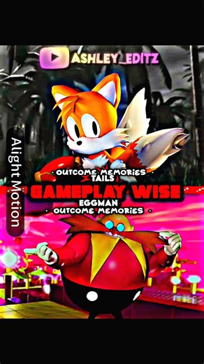 Tails Vs. Eggman (gameplay wise) #tails #eggman #outcomememories