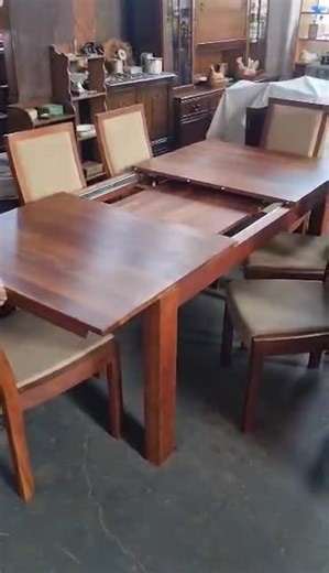 Ercol Extendable Dining Table and 6 Chairs - Etsy UK